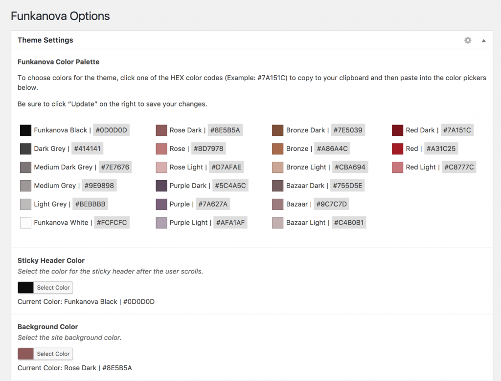 ACF Custom Options Page