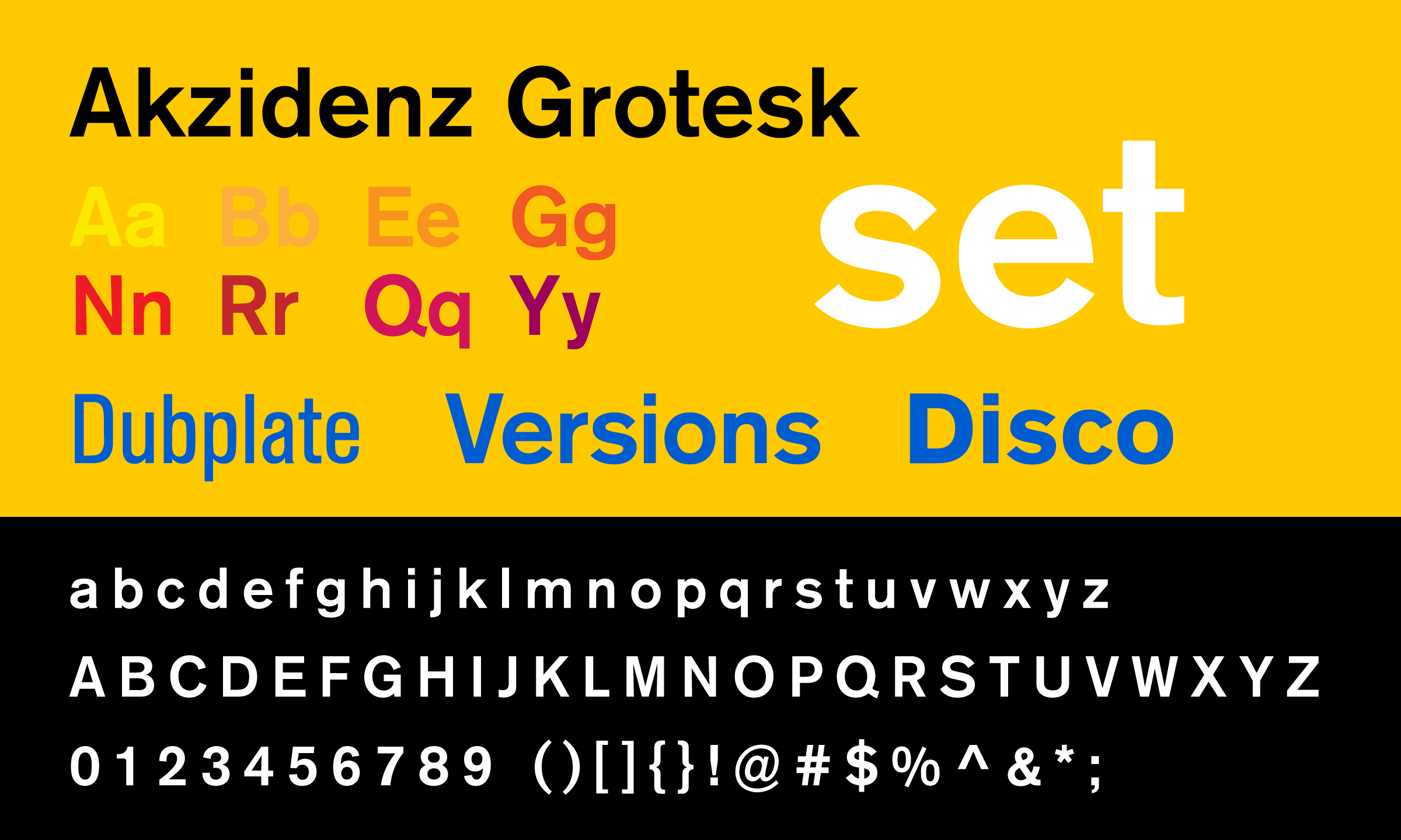 akzidenz grotesk typeface